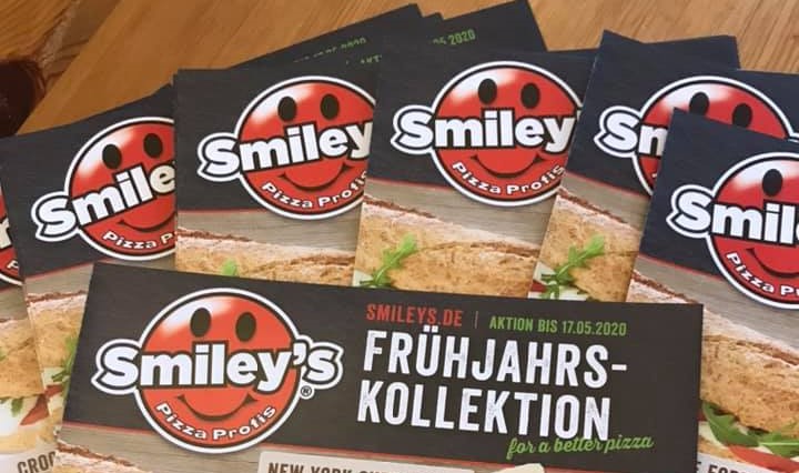 Flyer für Smileys Pizza