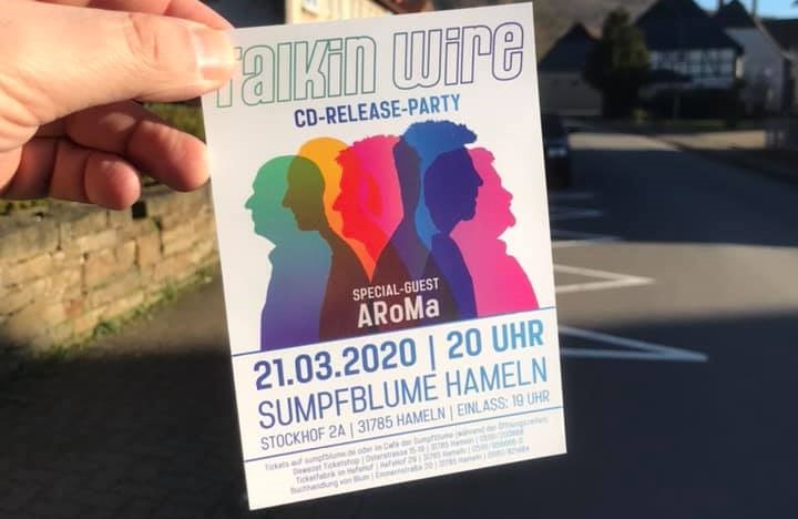 Flyer für Talkin Wire
